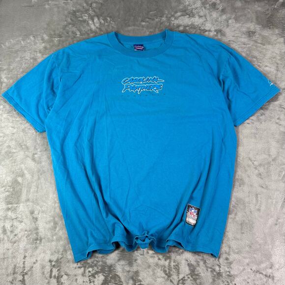Reebok Other - VTG Reebok NFL Y2K Carolina Panthers shirt blue Size XL